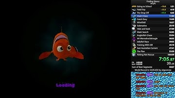 Finding Nemo Any% Speedrun in 58:36
