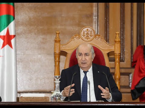 خطاب رئيس الجمهورية خلال إشرافه على مراسم افتتاح السنة القضائية 2025 2026