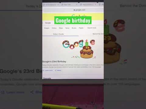 Video: Kas šodien uzzīmēja Google svētku logotipu?