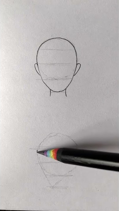 How to make face line #artist #art #pencildrawing #scetch #sceter