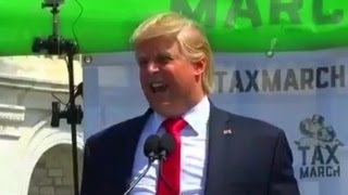 BEST Trump Impersonator Speaks at Tax March