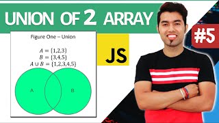 JavaScript Interview : Find UNION of Two Arrays with Modern JavaScript  Approach 