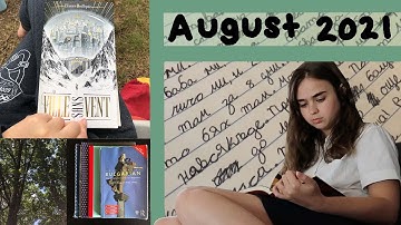 Finishing Textbooks and the #40h7dLC! // August 2021 Recap