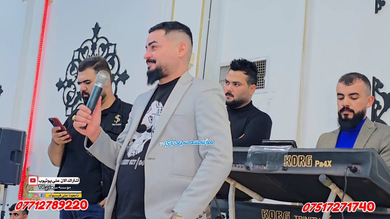 گولي لبوچ الكديش😉❗️العمده ماجد الهلال🎤العازف طارق الحمداني🥁🎺من ارض اربيل زفاف صلاح الدراجي💯🎉