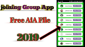 Whatsapp Joining Group app free aia file 2019  || earn creator
