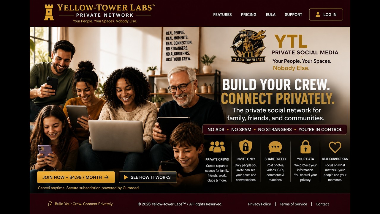 Welcome to YTL Private Social Media. This is a demo video.