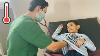Salsa Ali Sakit Panas Mamah Anter Ali Periksa Ke Dokter Ali Vlog