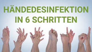 Covid-19 - Richtige Händedesinfektion - Ein Service Von Webtvcampus