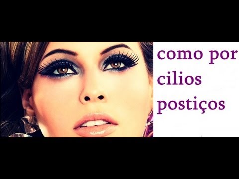 Como por cilios postiços