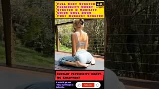 Full Body Stretch for Flexibility and Mobility | Post Workout Cool Down (No Equipment) #shirts