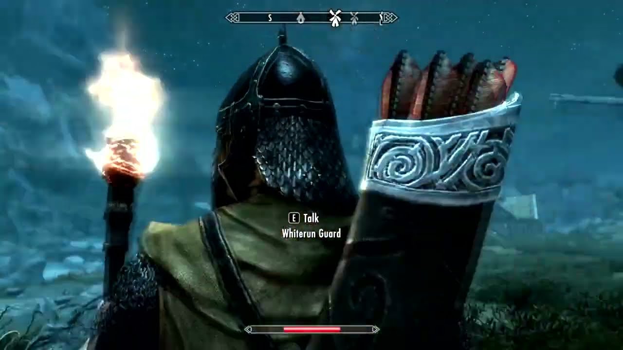 "Guard Might Get Nervous, A Man Approaches With His Weapon Drawn......"