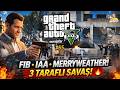 GTA V’te FIB, IAA ve Merryweather Çatıştı! Ortada Kaldık! 😳🔥| The Wrap Up