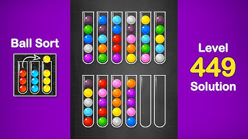 Ball Sort Puzzle Solution Level 449