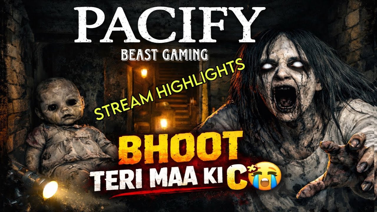 Bhoot Teri Maa Ki Ch*t😭💀| Pacify Stream Highlights | Scary,Jumpscares,Funny | Beast Gaming 
