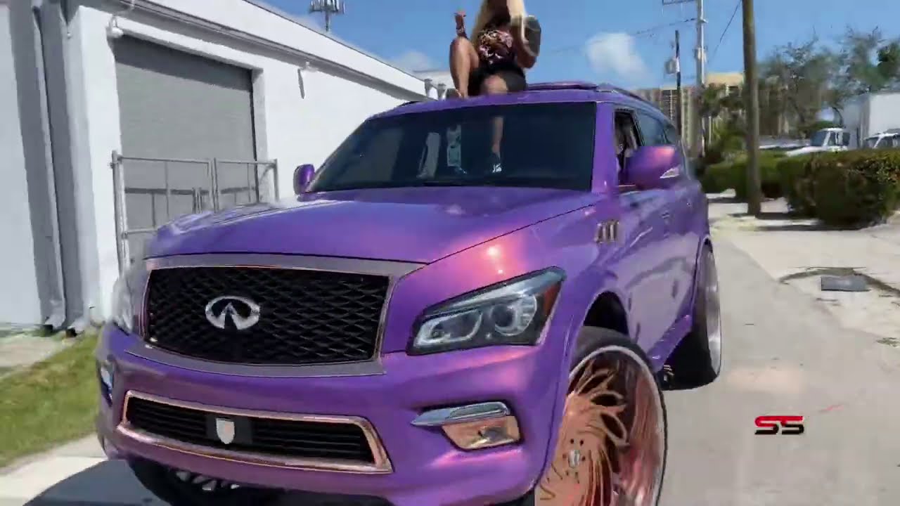 CANDY DIRTY SPRITE INFINITI TRUCK ON 34” Asantis - YouTube