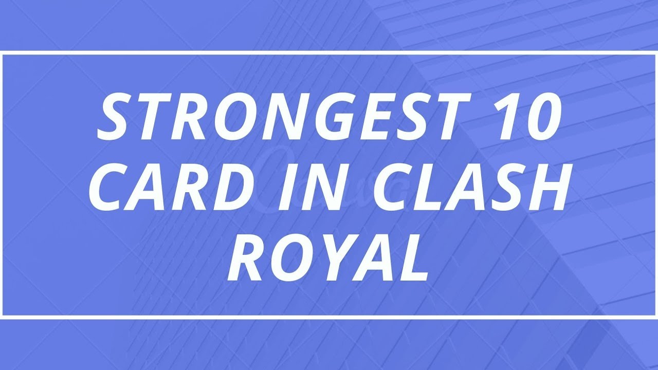 Strongest 10 CARD COMBOS in Clash Royale YouTube