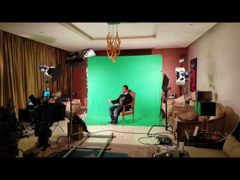 كواليس كليب الفنان العراقي باسل العزيز عيوني الي بجن