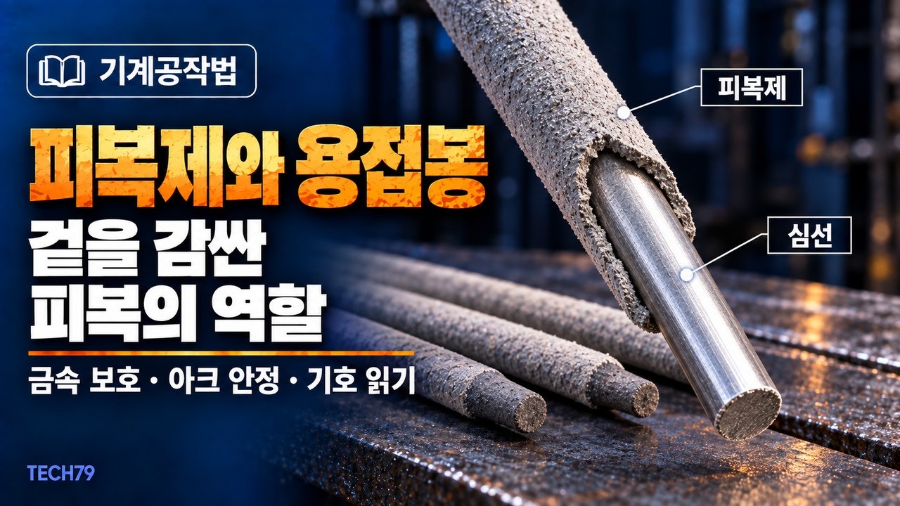 피복제와 용접봉의 종류 — E 4316 기호·저수소계와 사용 전류·극성