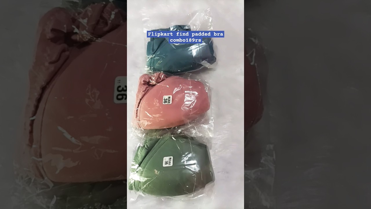 "🔥 Flipkart Unboxing: Padded Bra Combo for JUST ₹189! 😍 | Budget-Friendly & Honest Review 📦✨"