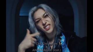 Stray Kids Chk Chk Boom X Le Sserafim Antifragile inst