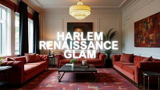 Harlem Renaissance Glam Interior Design | Ultimate Living Room Guide for  Home Decor!