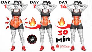 👙 Lower and Upper Belly Abs Burner 🔥 30 Min Morning Standing ABS Routine to BURN STUBBORN BELLY FAT