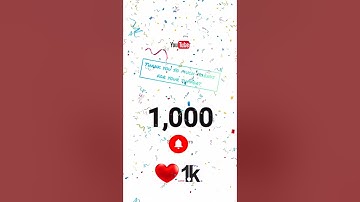 Thank you so much 🙏Finally 1000 subscribers completed || 1k subscribers #ytshorts #1kcelebration