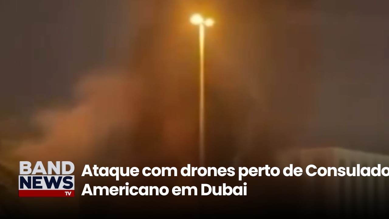 Ataque com drones perto de Consulado Americano em Dubai | BandNewsTV
