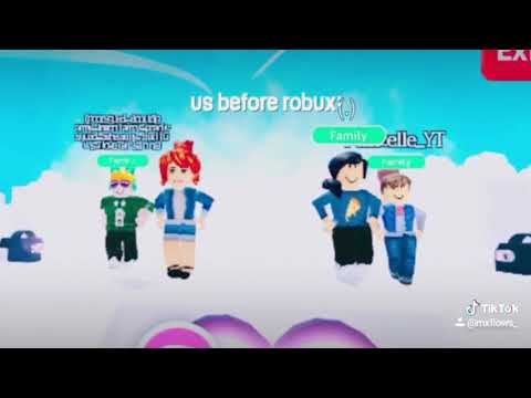 Tiktok Us Before Robux Vs Us After Robux Youtube - www robuxx.us