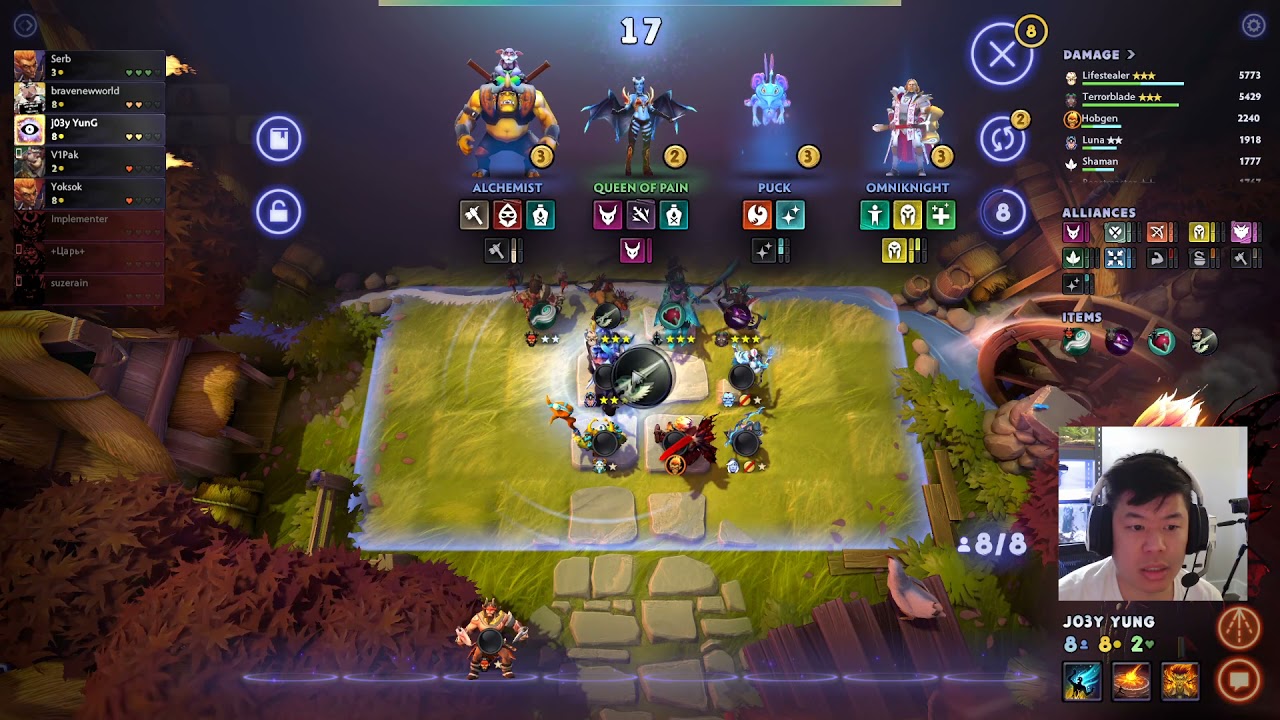 ★★★ Fallen Knight Build | Dota Underlords Knockout 58