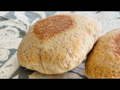 Homemade Whole Wheat Pita & Spicy Tapenade | Easy Mediterranean Recipe