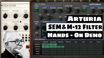 ARTURIA SEM & M-12 Filter Hands-On Demo - Oberheim Filters For Your DAW | SYNTH ANATOMY