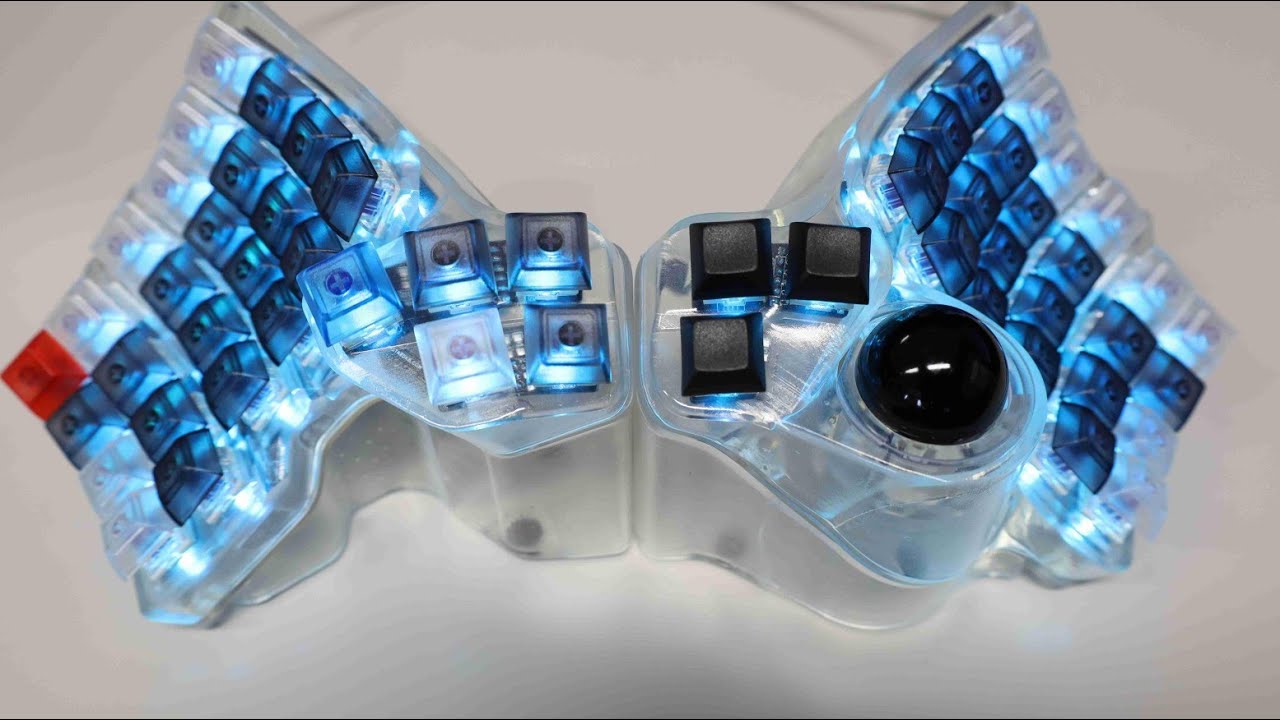 Charybdis: Полная сборка клавиатуры мечты с трекболом | От пайки до кастомизации в QMK/VIA