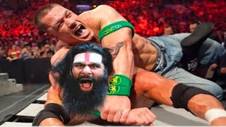 Indian wrestler veer mahan vs foreigner wrestler John Cene WWE fight . RAW