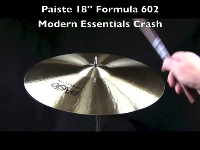 Paiste 18'' Formula 602 Modern Essentials Crash