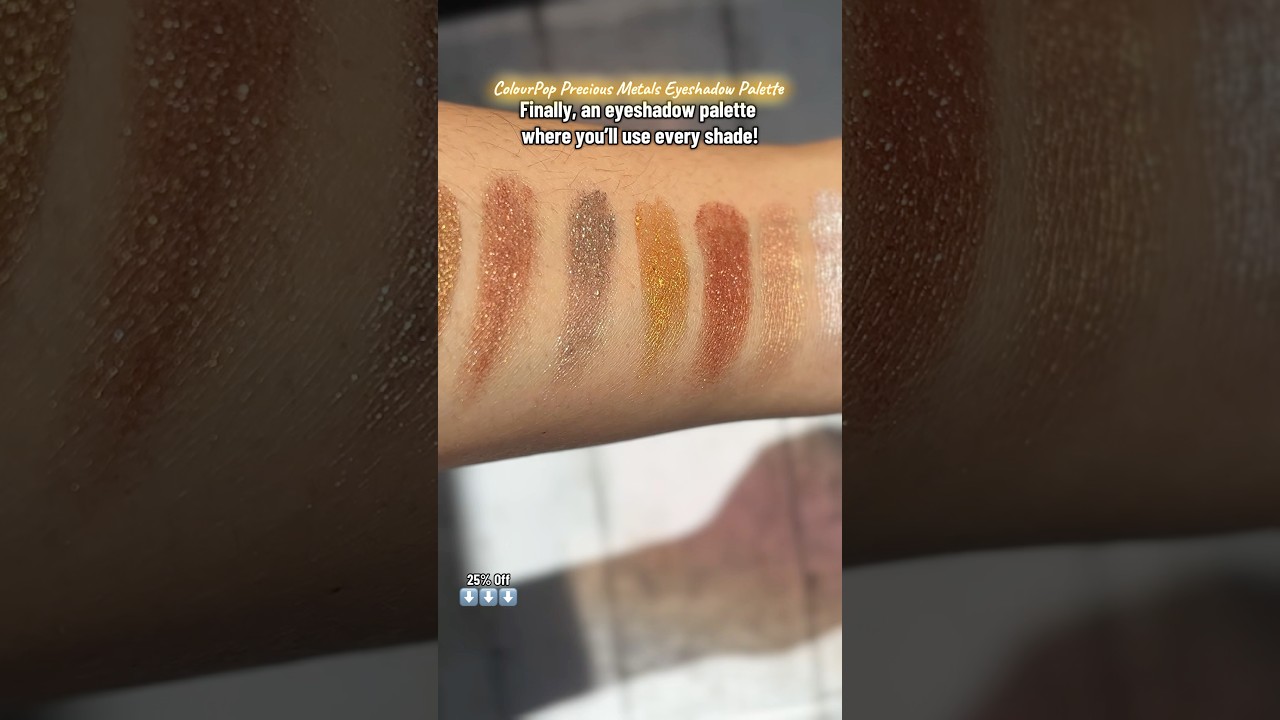 Colourpop Precious Metals Eyeshadow Palette