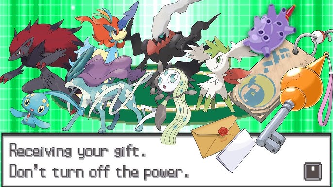 Reshiram and Zekrom Event on Nintendo Wi-Fi Connection 