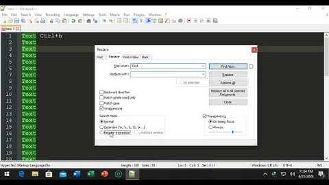 How to Delete Line Breaks using Notepad++