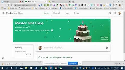 Google Classroom: Generate a Meet Link & Make it Visible to Students