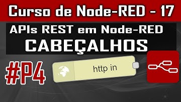 Cabeçalhos da API em node-red, nó HTTP in #P4 [Node-Red] - Curso de Node - Aula 17