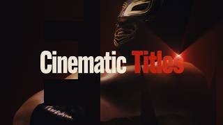 Cinematic Titles For Ae Pr By Badedits.com