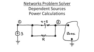 Networks Problem Solver: Dependent Sources - Power Calculation