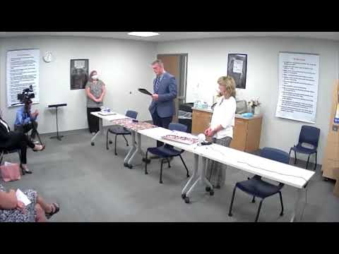 La Crosse Mayor Mitch Reynolds emotional reading International Overdose Awareness Day proclamation