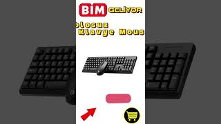 BİM Teknoloji Köşesi 👨‍💻 Kablosuz Klavye Mouse Set Geliyor! #bim #shortvideo