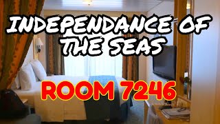 Tour of cabin 7246 Superior Ocean View Stateroom  Independence of the Seas - Royal Caribbean