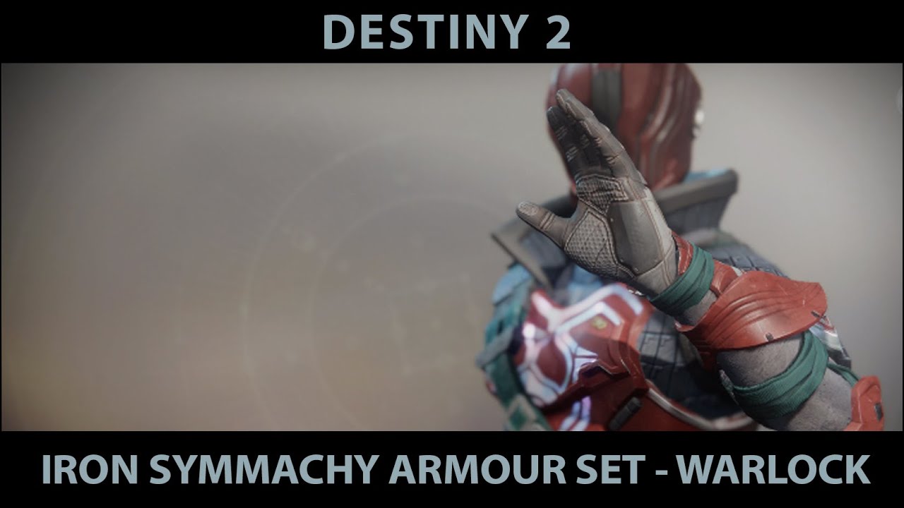 Iron Symmachy Armour Set. Warlock Iron Banner Armour. YouTube