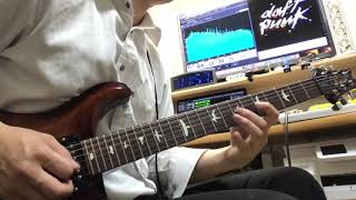 Video thumbnail of "DaftPunk - Something About Us (Guitar Cover/ Solo Only)"