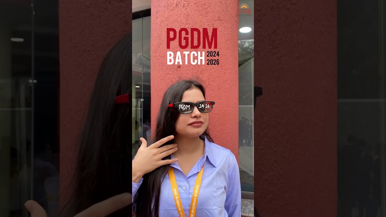 ISBR Business School PGDM Batch 2024-26: Journey Begins🔥