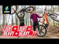 Can a lightweight emtb keep up with a full power ebike
