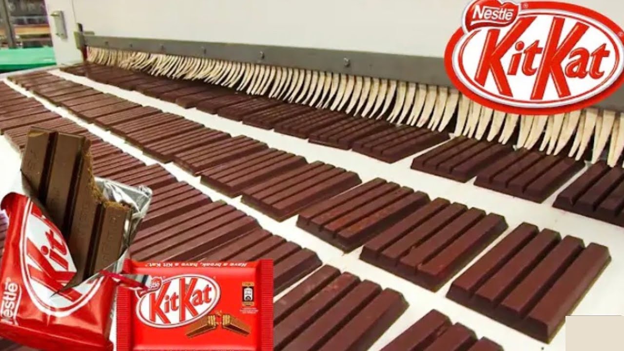 How Kit Kat Are Made In Factory, Amazing Technology